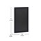 Flash Furniture 24 x 36 Black Magnetic Hanging Chalkboard HGWA-4GD-CRE8-172315-GG - alternate 10